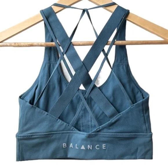 Balance Athletica Oasis Aura Bra in teal Blue Dive size S - Picture 8 of 15